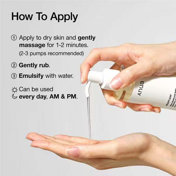 Anua heartleaf Pore Control Cleansing Oil 200 ml
