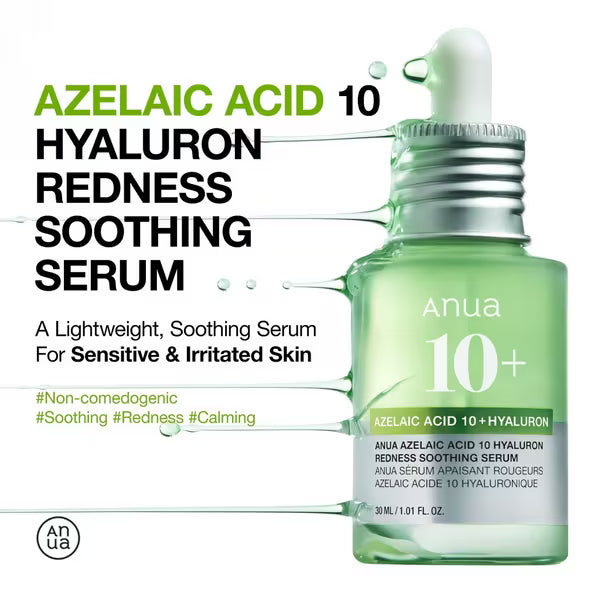 Anua Azelaic 10+ Hyaluron Redness Soothing Serum 30 ml